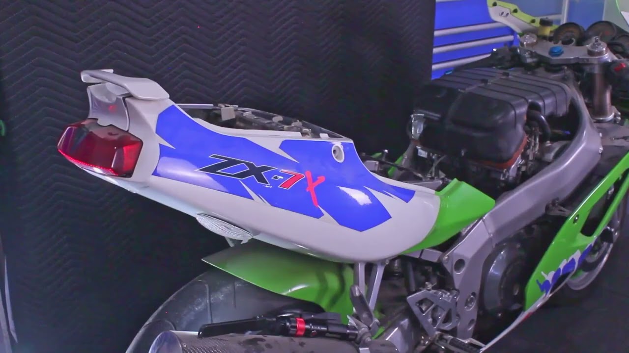 Project ZX 7 X Ninja Chapter 2 Removing  Fairings & Fuel Tank