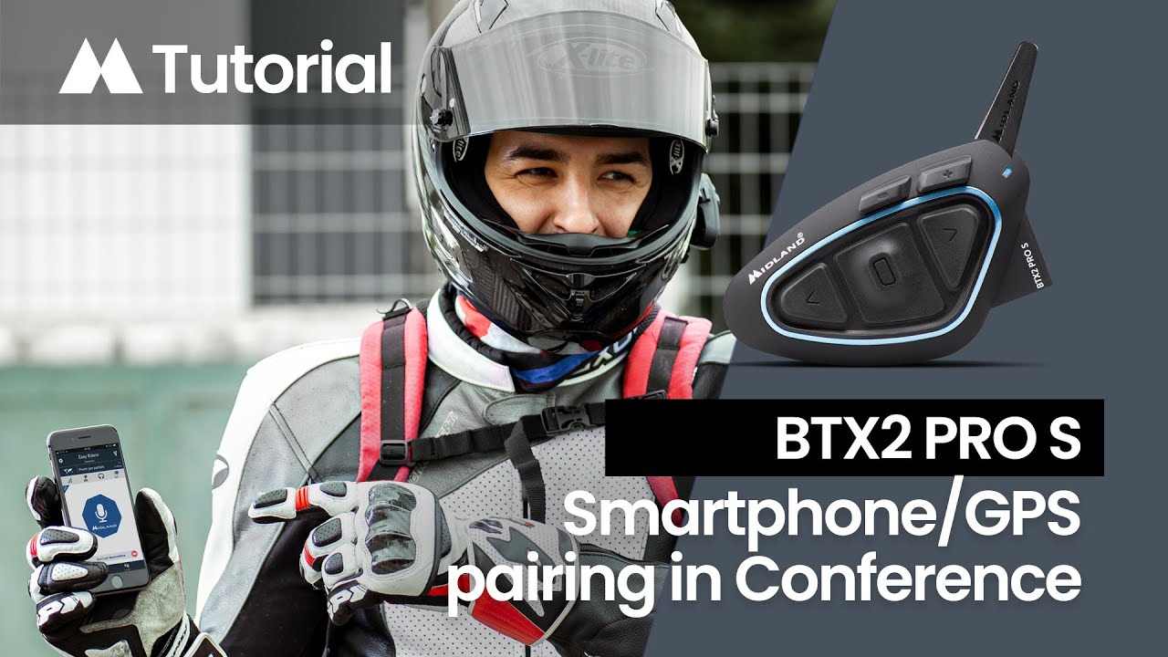 Midland Intercom_ BTX2 PRO S_Come abbinare cellulare e navigatore_Smatphone and GPS Pairing