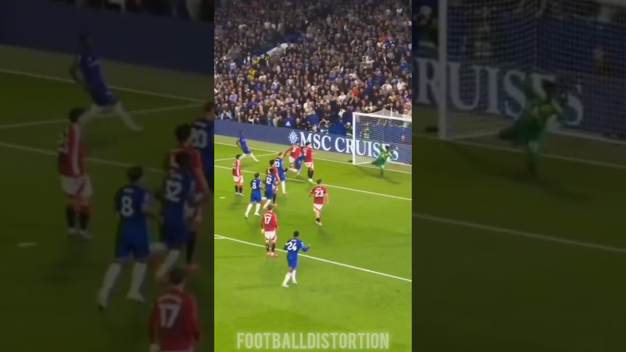 Cucurella scores against Manchester United😬... ||ALL COPYRIGHT OWNED BY PREMIER LEAGUE|| #chemun