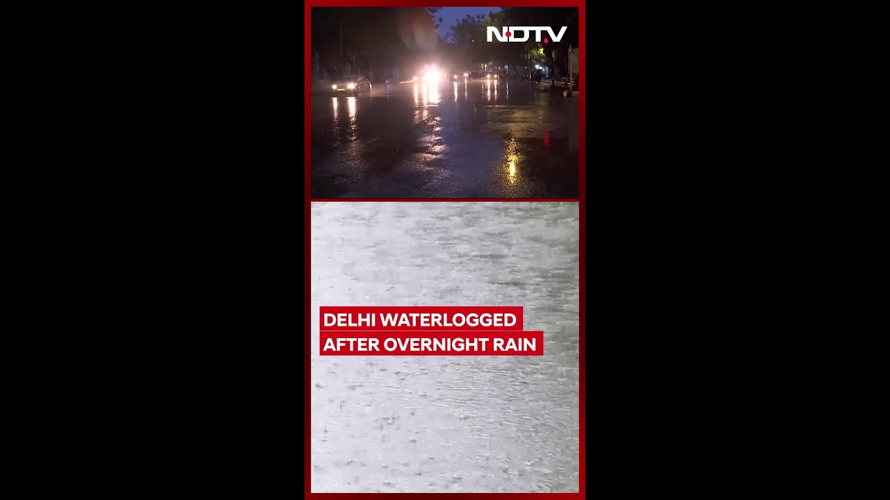 Delhi Rain | Delhi-NCR Devastated By Overnight Rain | Traffic Disruptions And Flooding In The City