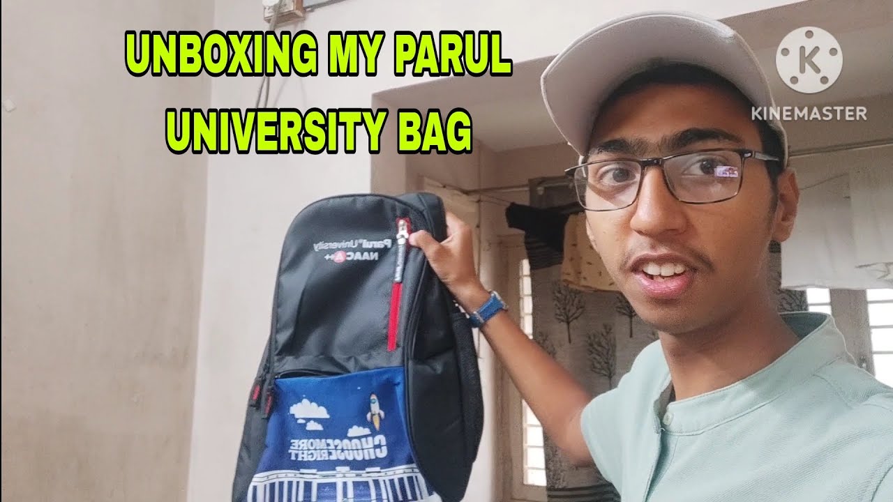 unboxing my parul university bag l Telugu l #unboxing #paruluniversity #viral