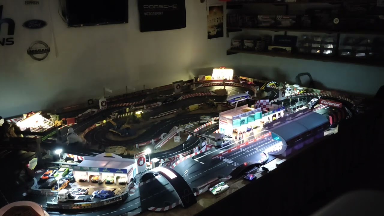 Grand Senora Desert Raceway at night 