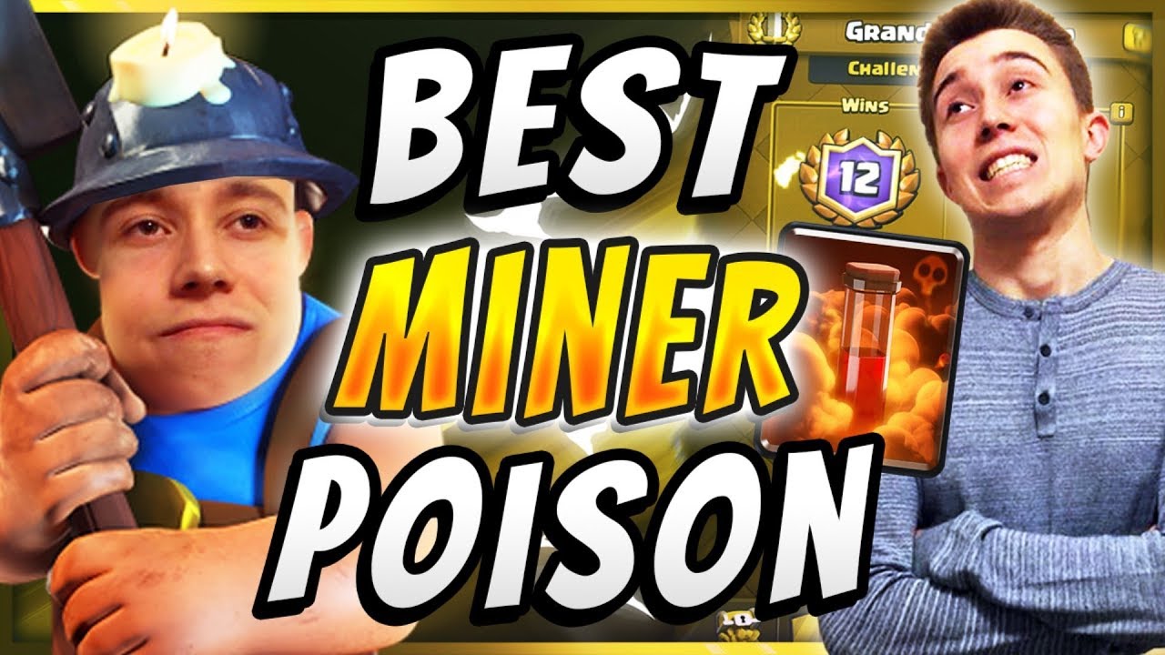 INSANELY SAFE DEFENSE! BEST Miner Poison Deck — Clash Royale