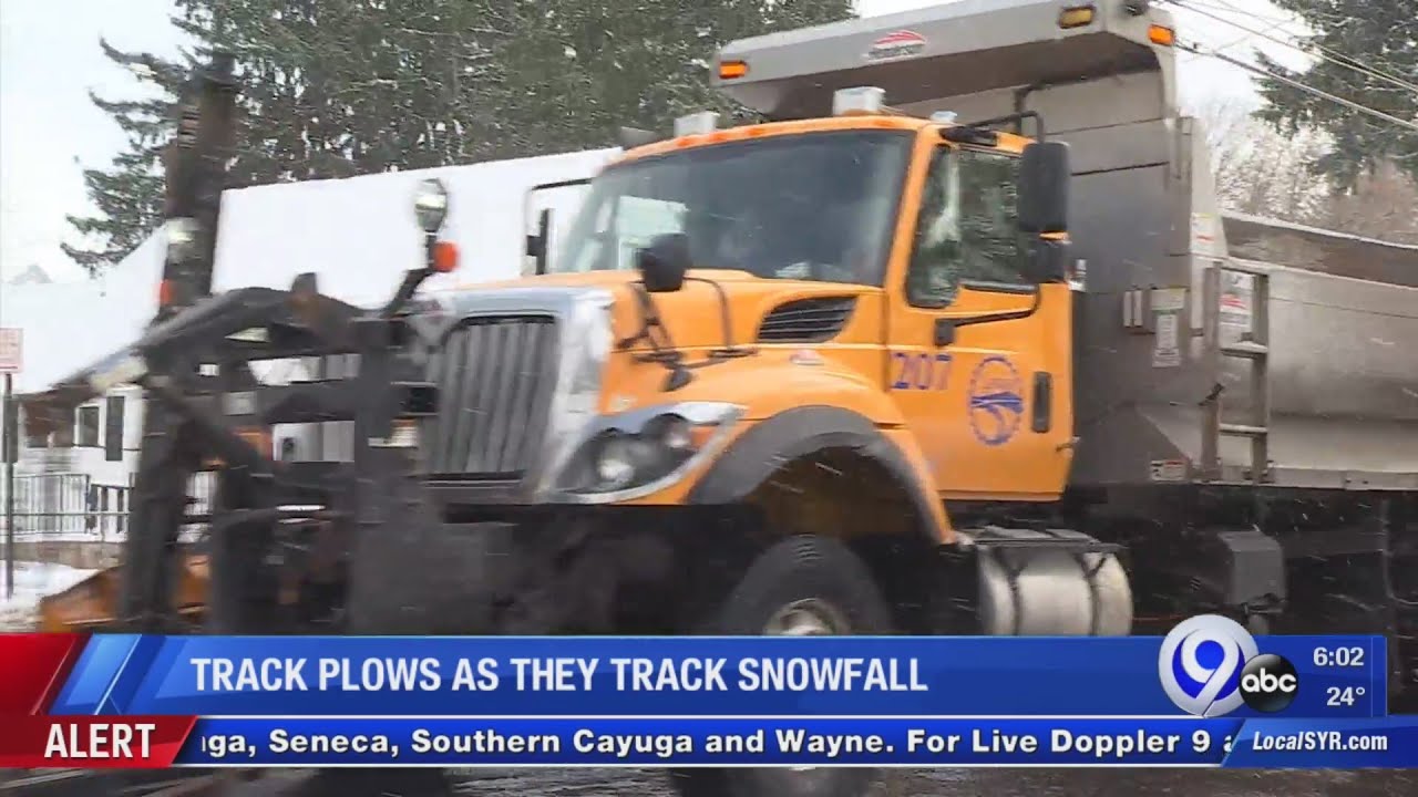 Keep up with Syracuse plows while drivers keep up with the snow