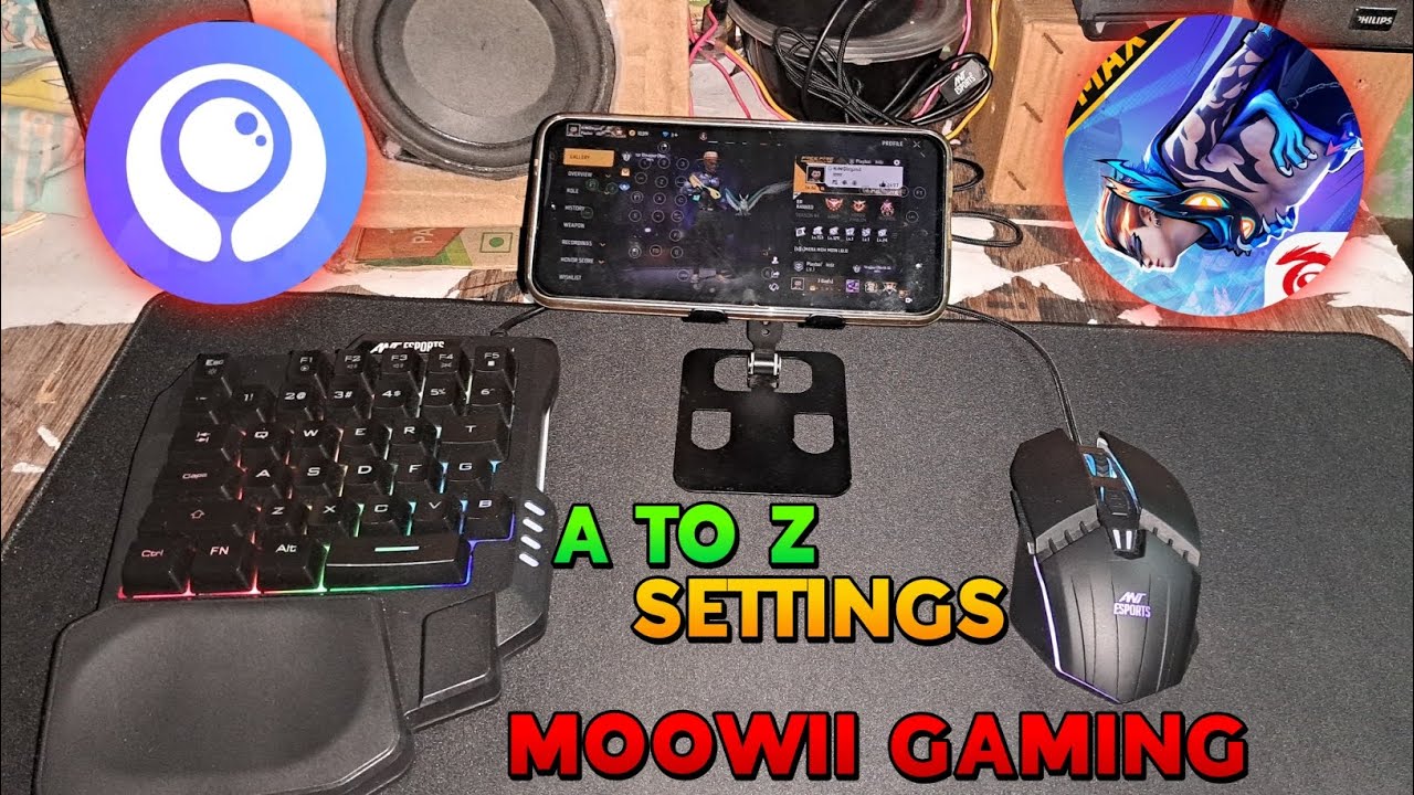 Best keymapping and all problem solve on moowii gaming (keyboard and mouse) @AronnakFFShorts