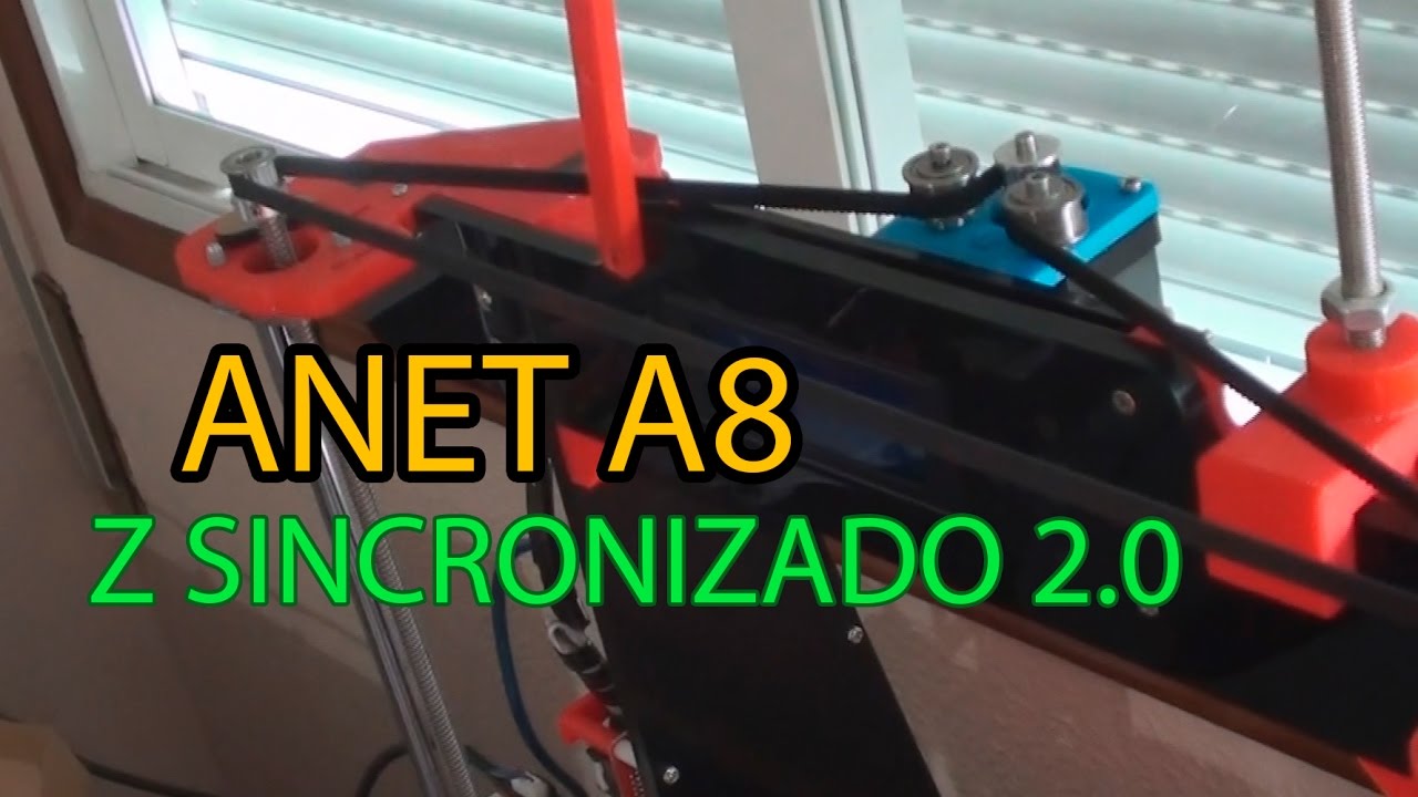 Anet A8: Z sincronizado CON 1 SOLO MOTOR