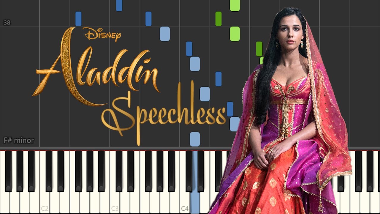 Naomi Scott - Speechless (Piano Tutorial by Javin Tham) From 