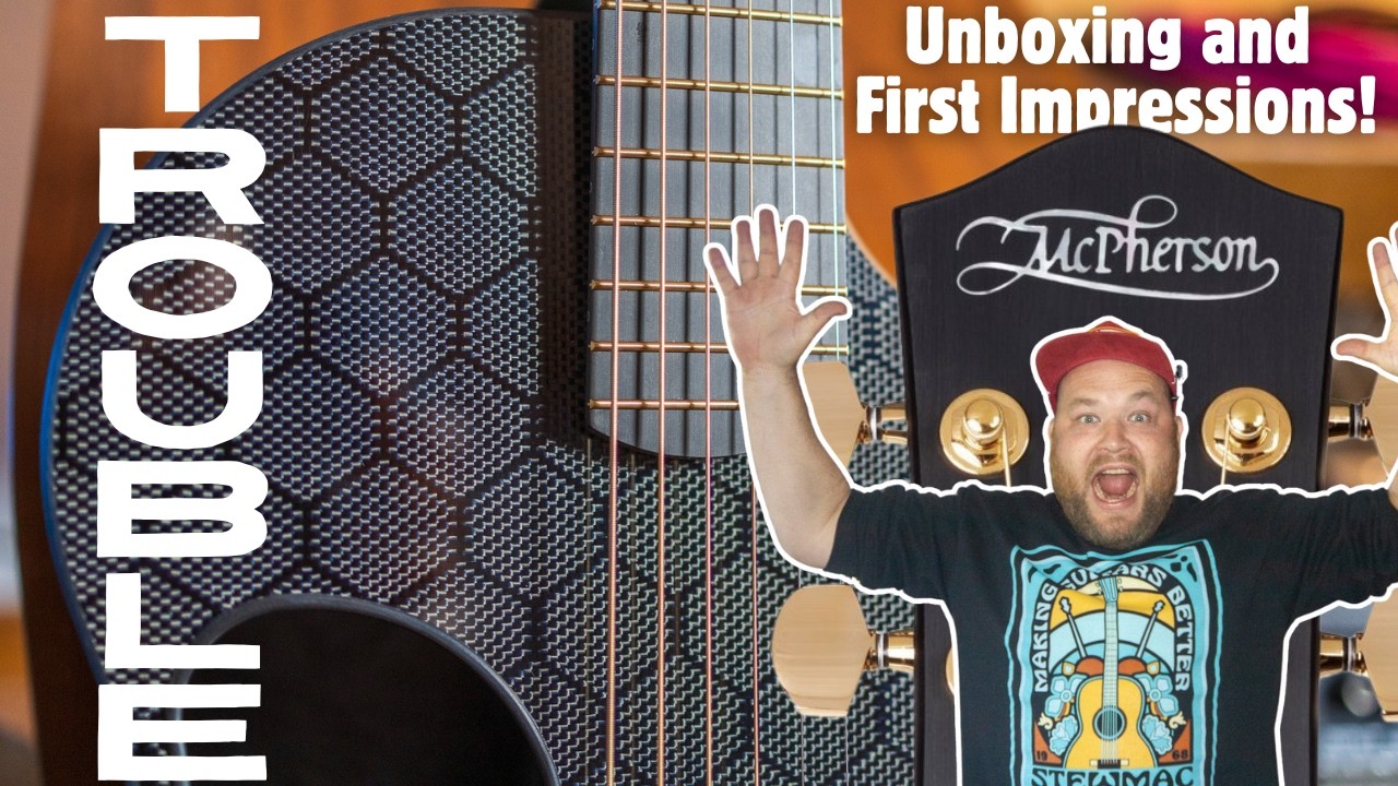 Купил гитару Sable Honeycomb Carbon Fiber от @mcphersonguitars! Распаковка и первые впечатления!