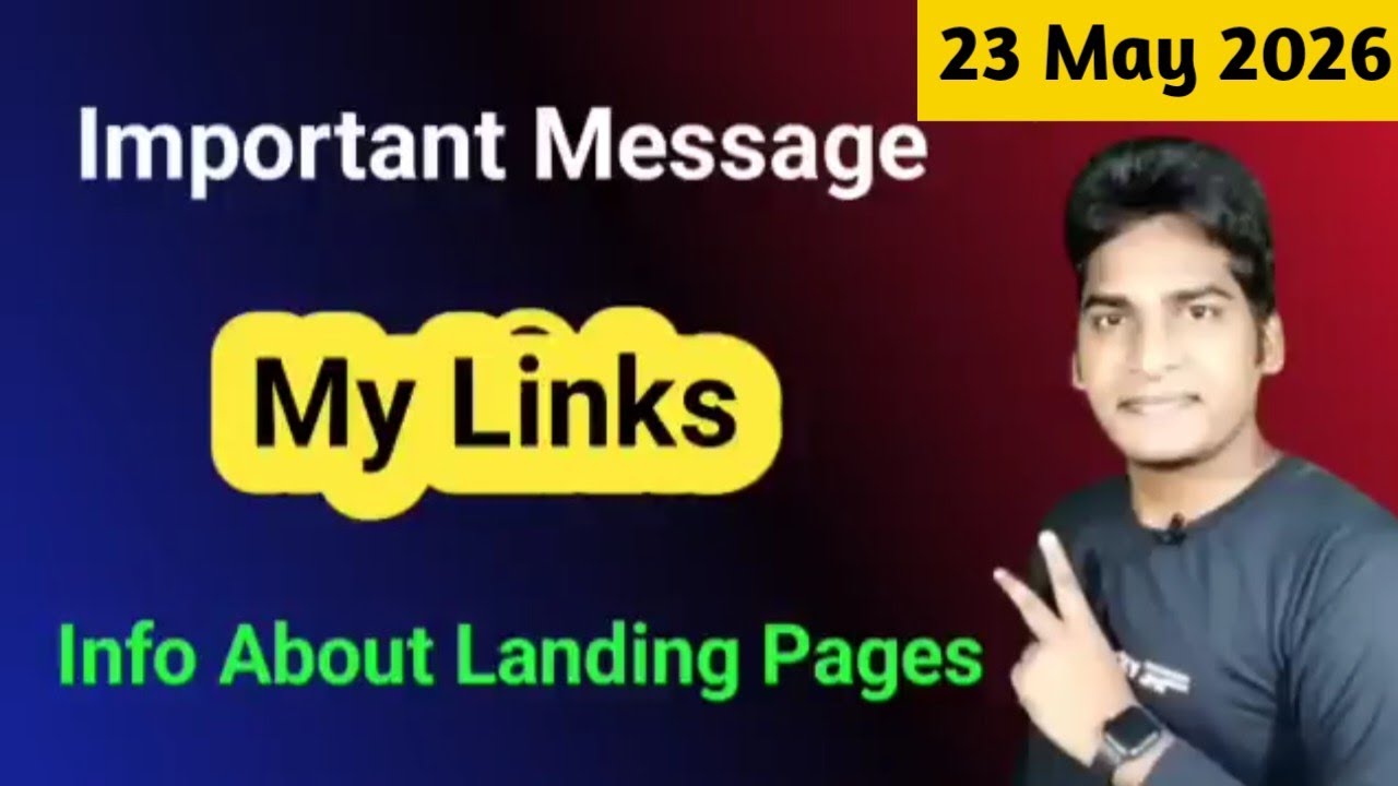 Important Message About My Links, Landing Pages🔷Must Watch & Share #VictoryWithAsh