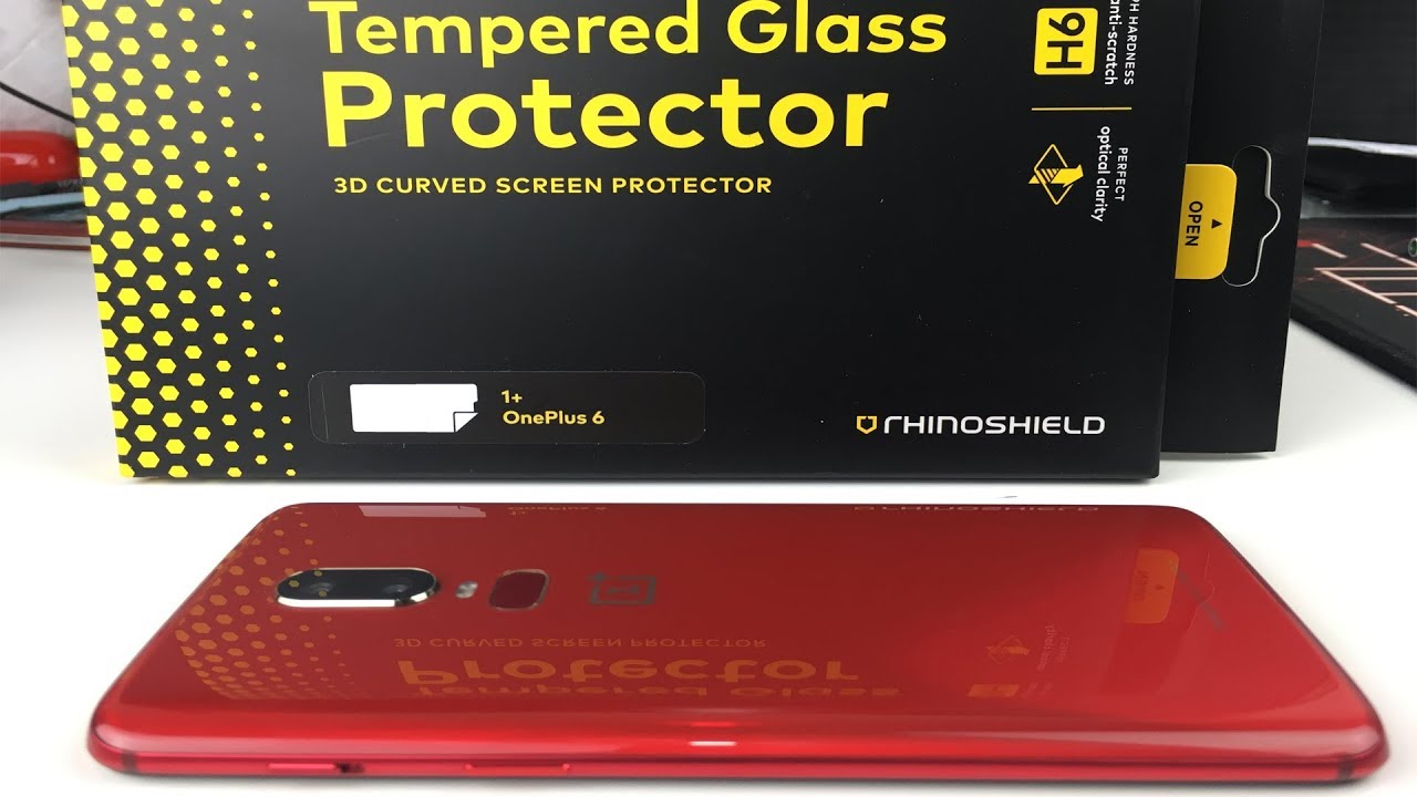 RHINOSHIELD verre tremp&eacute; pour OnePlus 6 :  mon retour