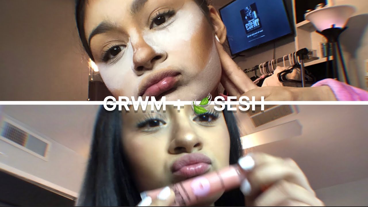grwm + lil sesh before school💄🍃