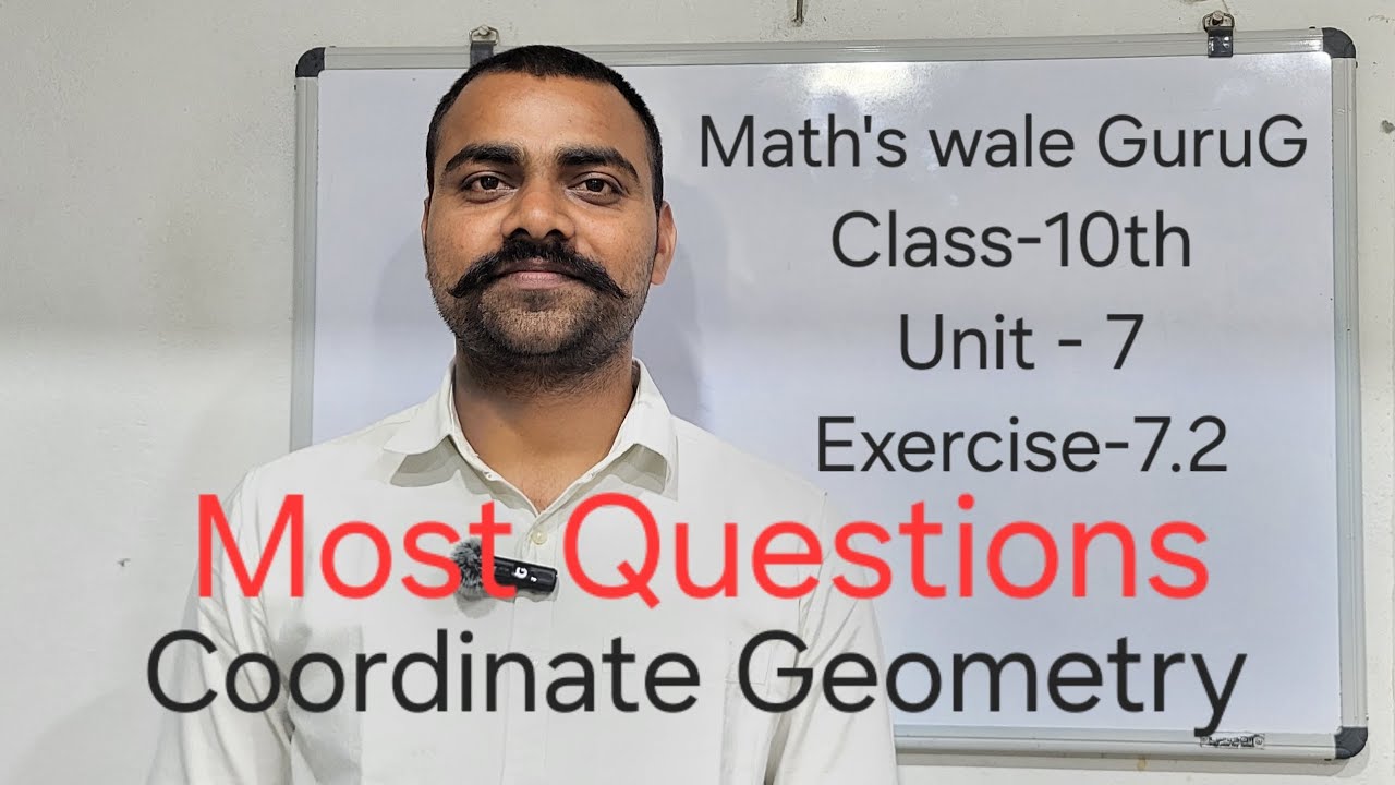 Coordinate geometry class10th maths NCERT | unit-7 exercise-7.2 #class10th #mpboard #ncert #maths 