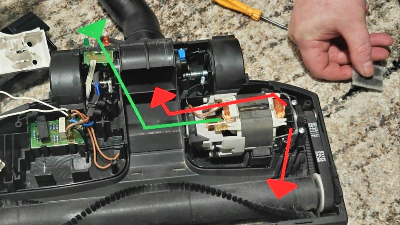 When Vacuum Cleaner Cools The Powerhead Motor: Wessel Werk EBK 340