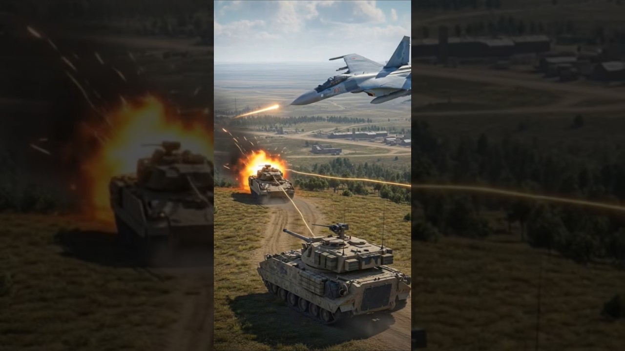M2 Bradley vs Russian Sukhoi Su-35 - Military Simulation