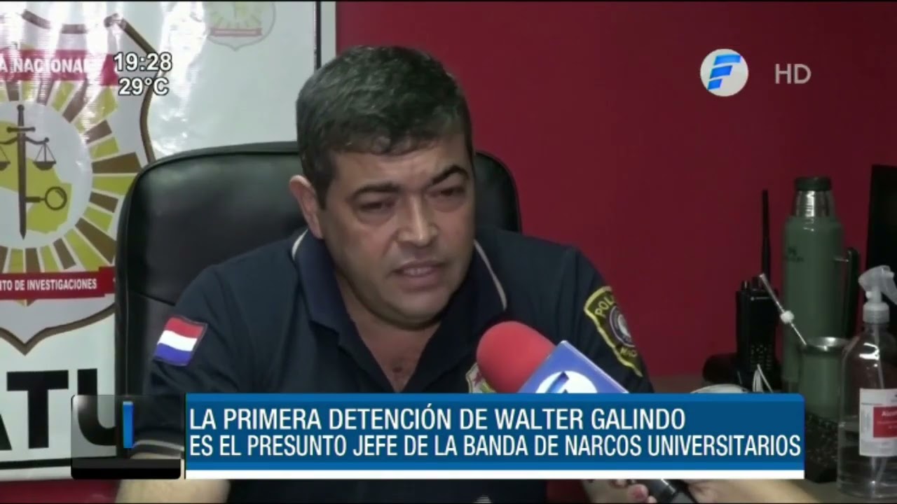 Primera detención de Walter José Galindo