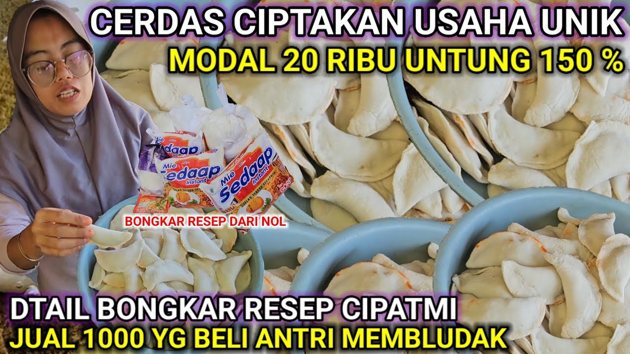 CIPATMI IDE USAHA UNIK MODAL 20 RIBU UNTUNG 150 % JUAL DEPAN TERAS RUMAH YG BELI MEMBELUDAK