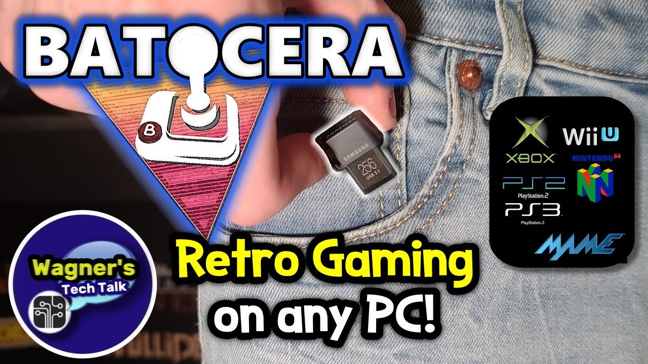 Batocera PC Retro Gaming Setup Guide: PC Gaming from a USB Stick!