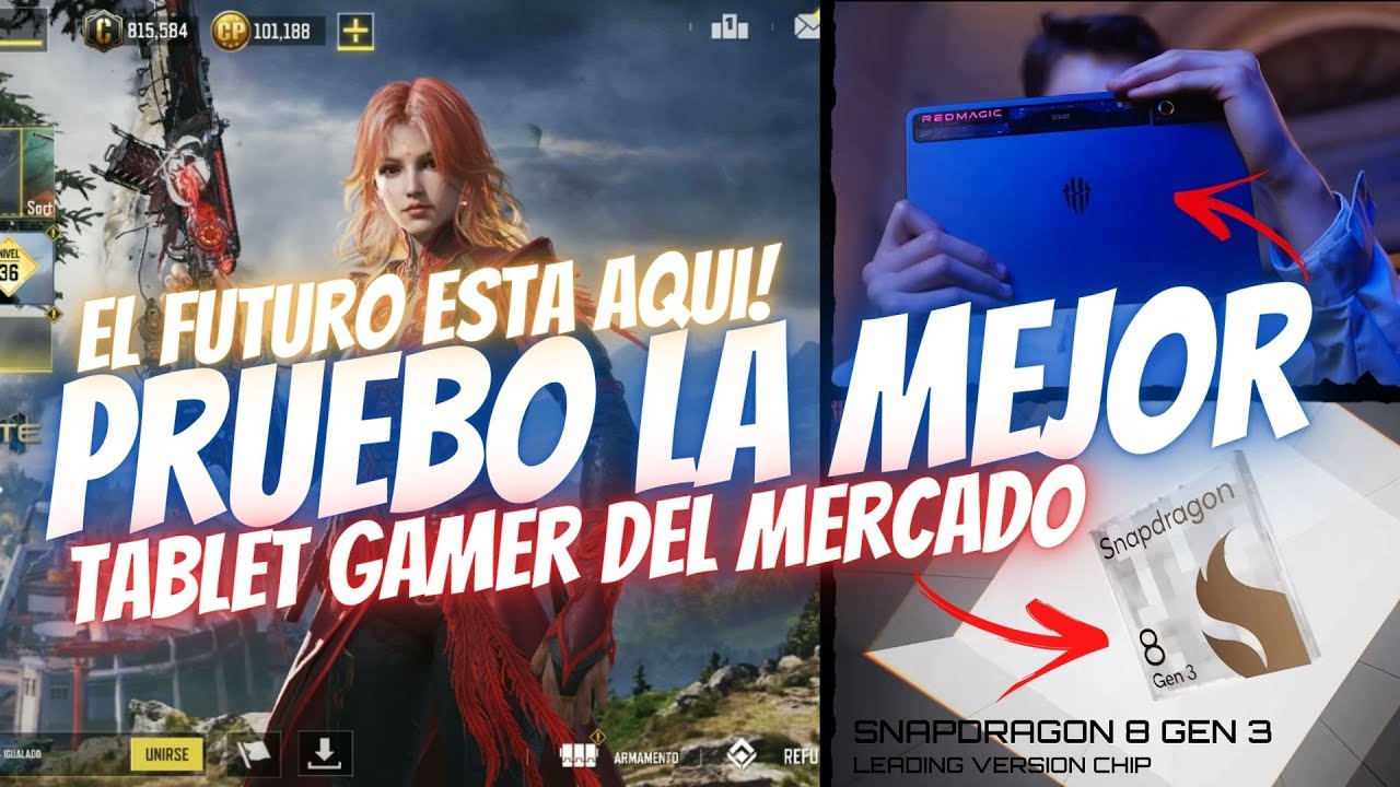UNA BESTIA!! PRUEBO COD Mobile en la RED MAGIC NOVA GAMING TABLET