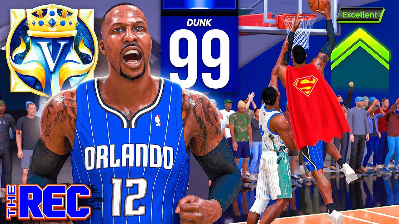 DWIGHT HOWARD “SUPERMAN” BUILD is DOMINATING RANDOM REC on NBA 2K25