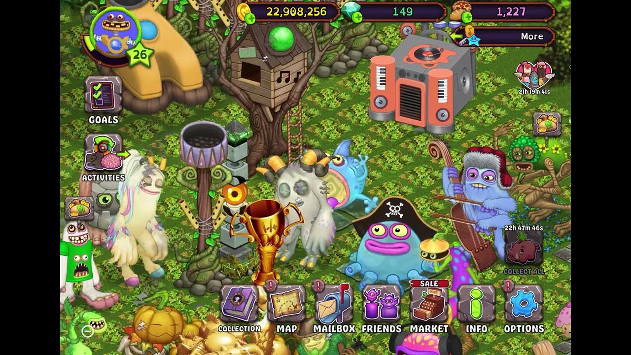 Full plant island song but no rare wubbox and epic wubbox