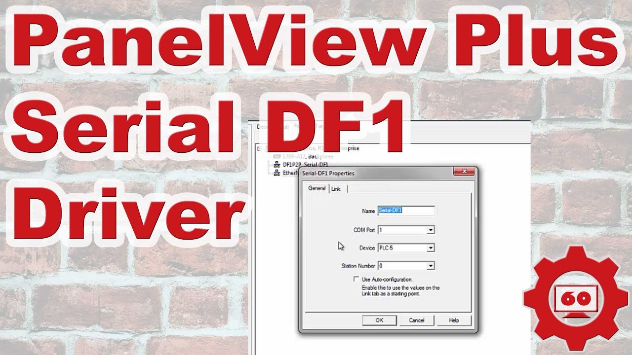 PanelView Plus DF1 Serial Driver