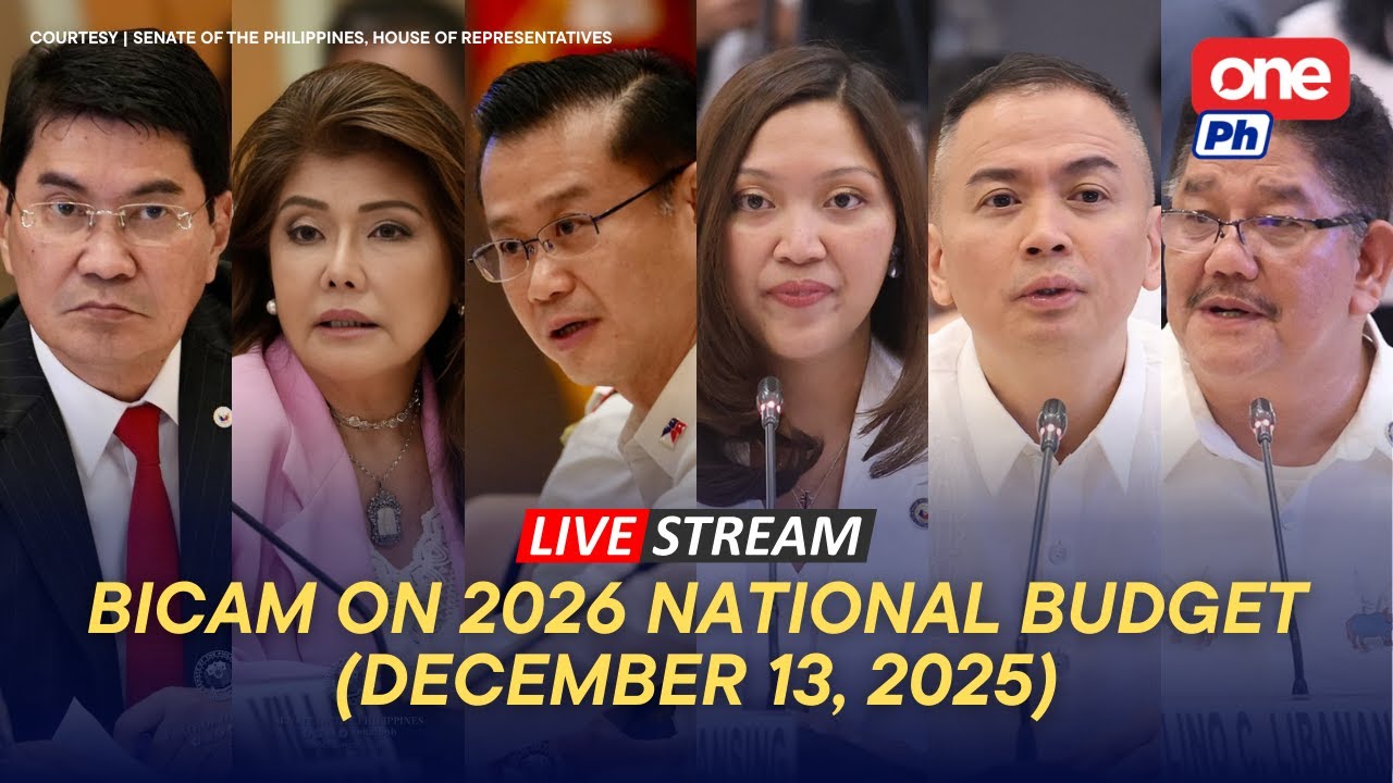 LIVE | Bicameral Conference Committee meeting on 2026 national budget (December 13, 2025)