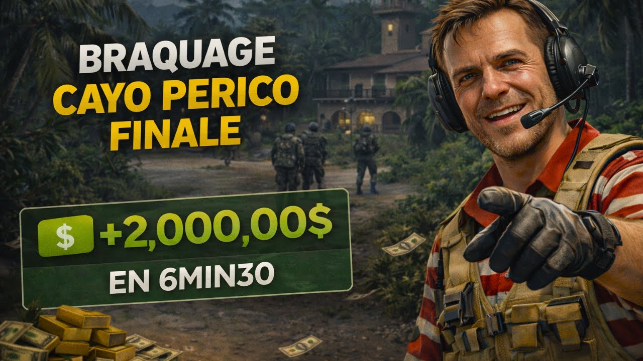 LE BRAQUAGE DE CAYO PERICO ! ASTUCES et TECHNIQUES ! Record 6min25