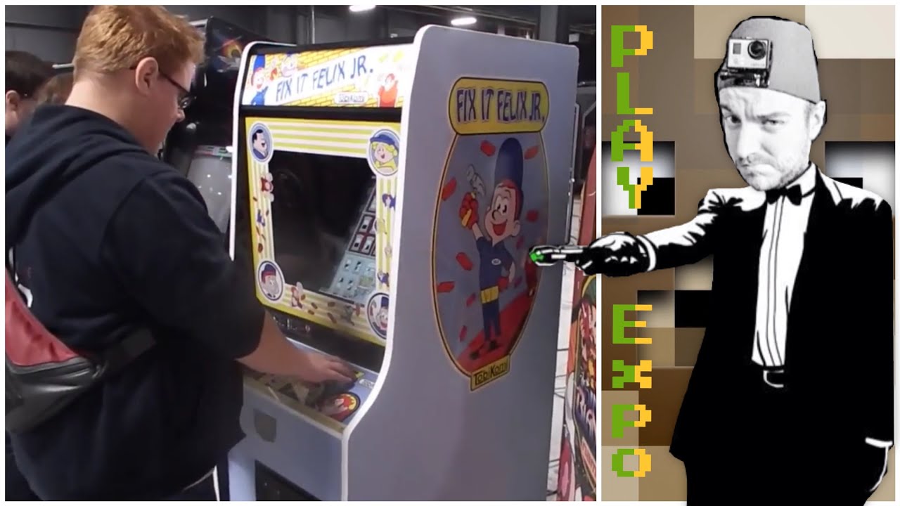 PLAY expo 2014: Fix-it Felix Arcade Machine Review (@ReplayEvents)