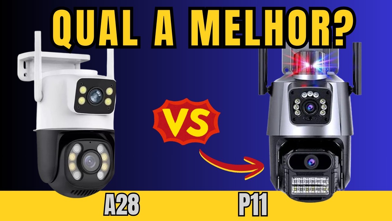Câmera P11 vs A28 qual vale mais a pena? Comparativo Completo!