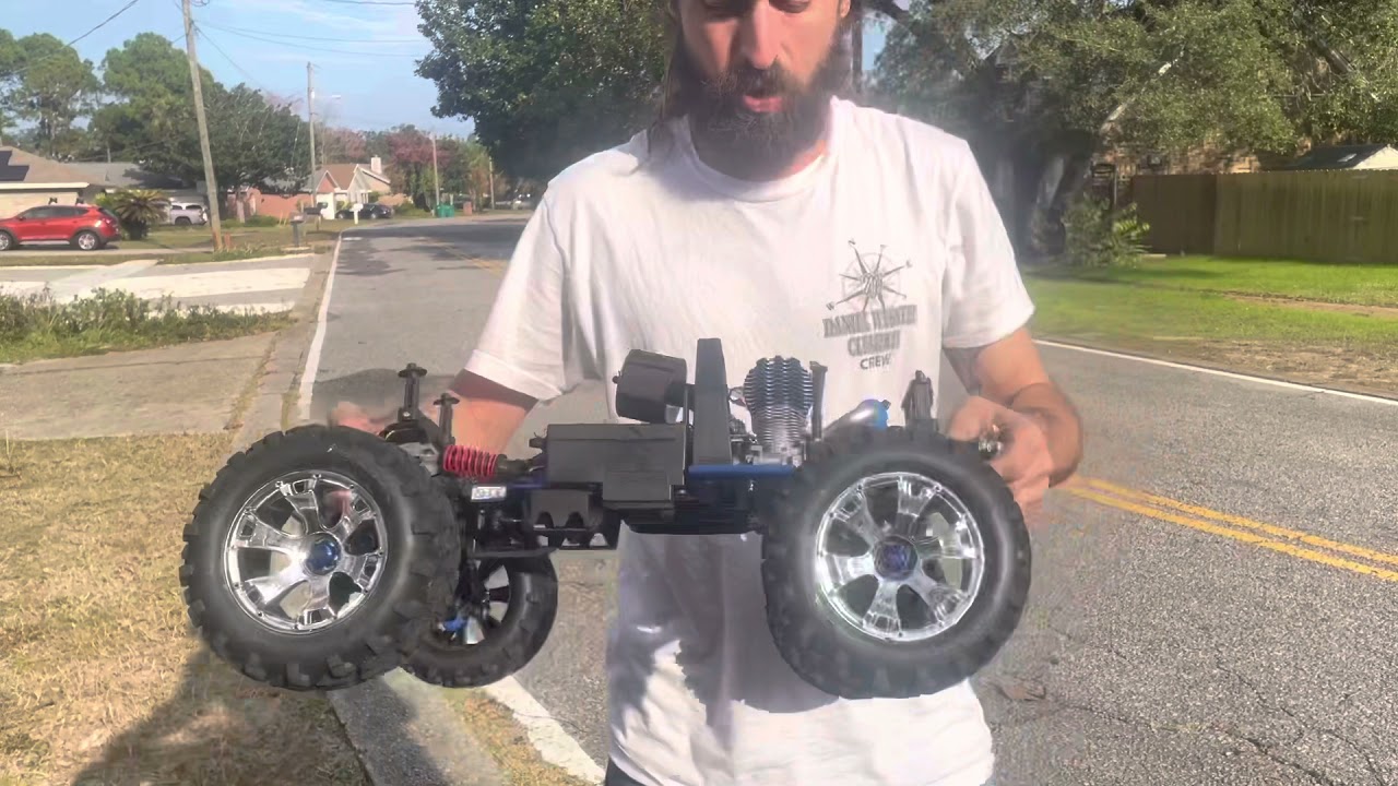 Revo trx 3.3 w/ O.S 11k carb and motor saver air filter upgrades. MASSIVE power gains! WHEELIES!