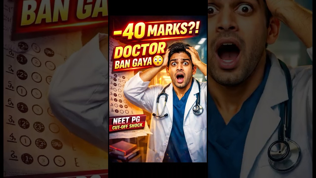 NEET PG Shock: -40 Marks Pe Bhi Doctor?! 😳 