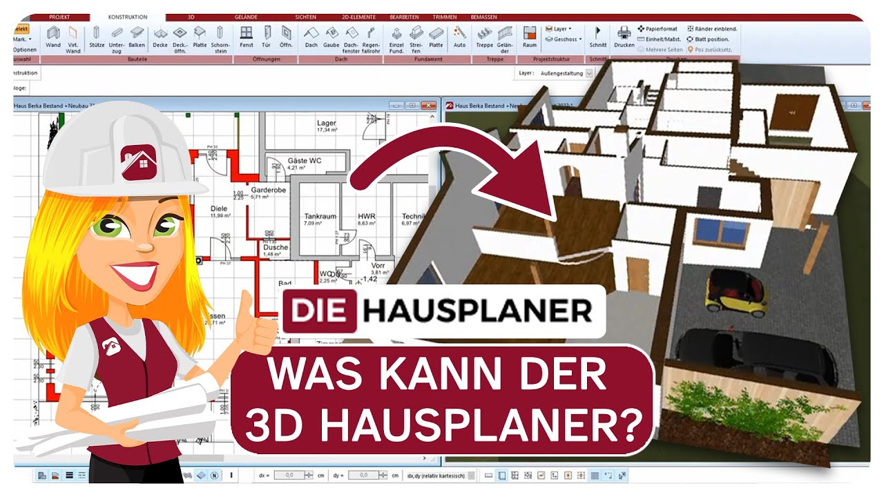 Was kann unsere CAD Software der 3D HAUSPLANER?