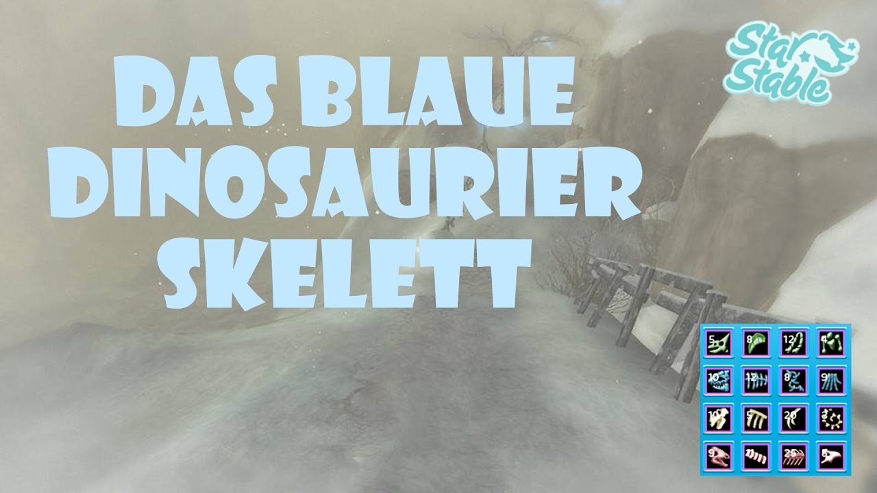 Star Stable [SSO]: Das BLAUE Dinosaurier Skelett | The BLUE Dinosaur Skeleton