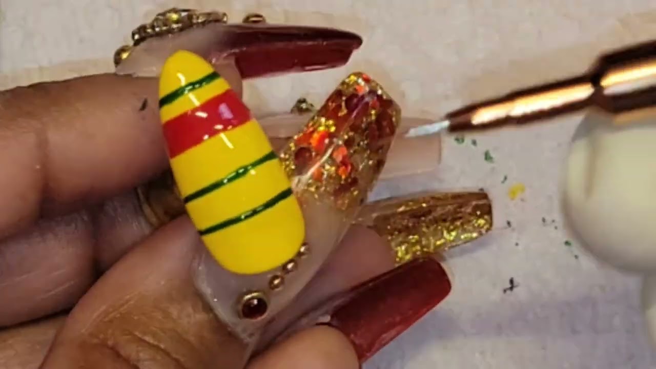 BLACK HISTORY CELEBRATION/ PRESS ON NAILS
