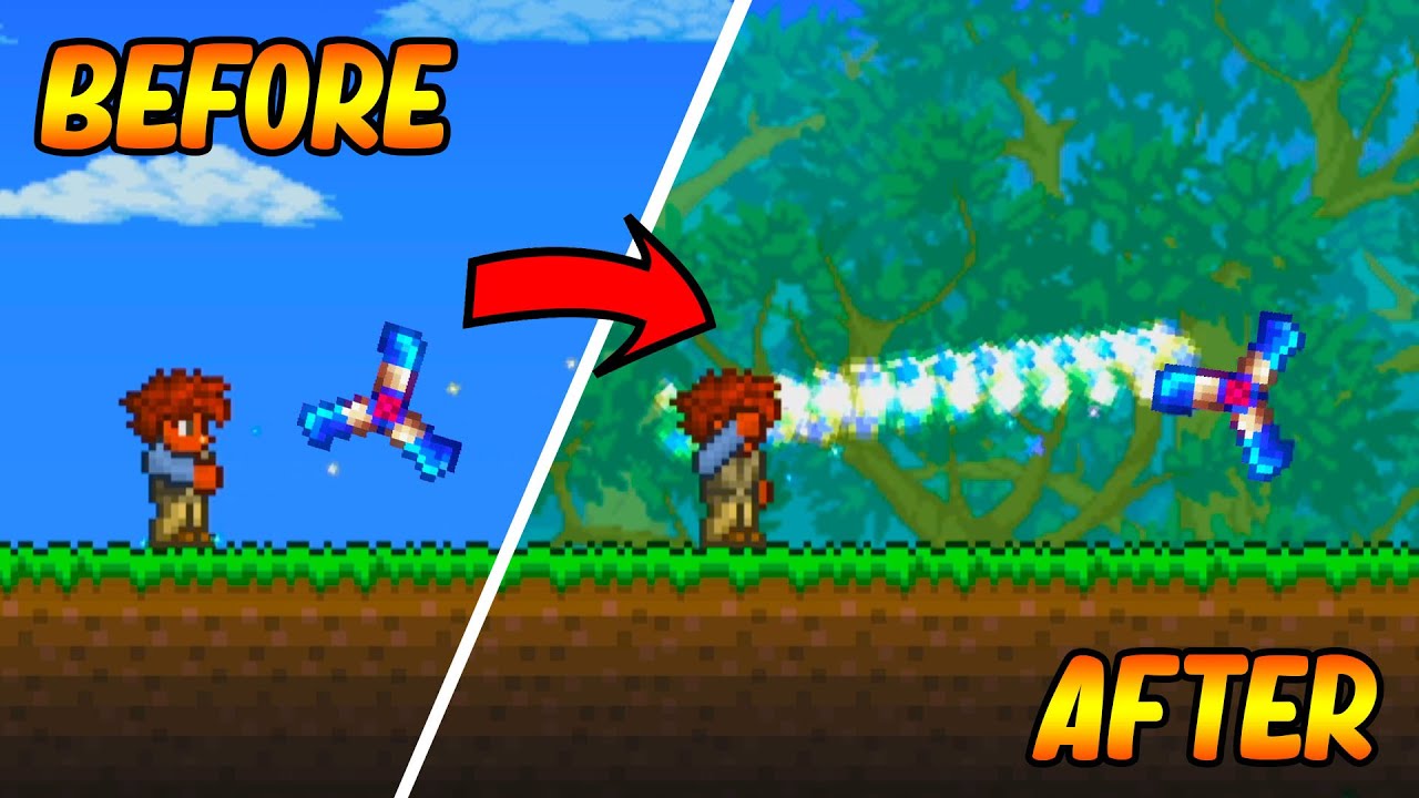 Terraria, But ALL Boomerangs Are REWORKED...