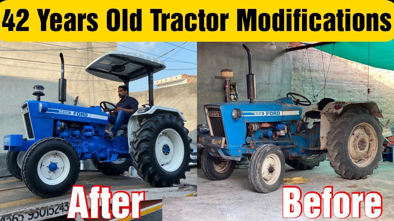 42 Years Old Tractor Restoration | Ford 3600 Modifications | Sidhu Brothers | New Punjabi vlog 2022
