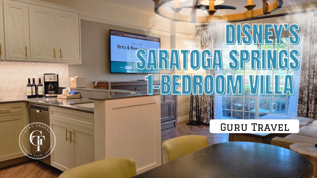 Disney's Saratoga Springs Resort & Spa | 1 Bedroom Villa Tour