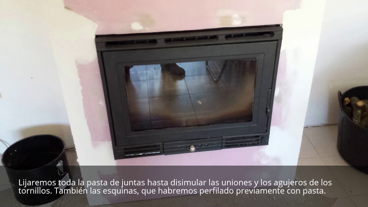 Construcción de chimenea para insert, con Pladur