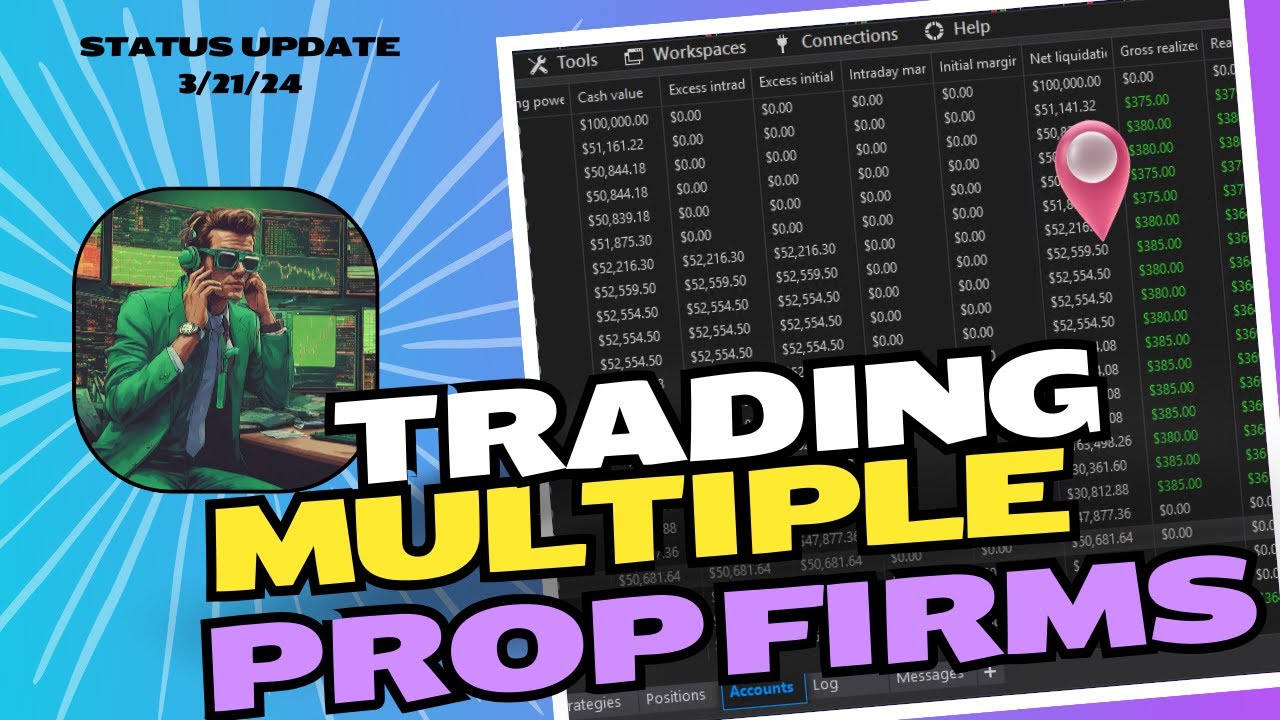 Trading with multiple prop firms | Replikanto and Ninja Mobile VPS | Account updates