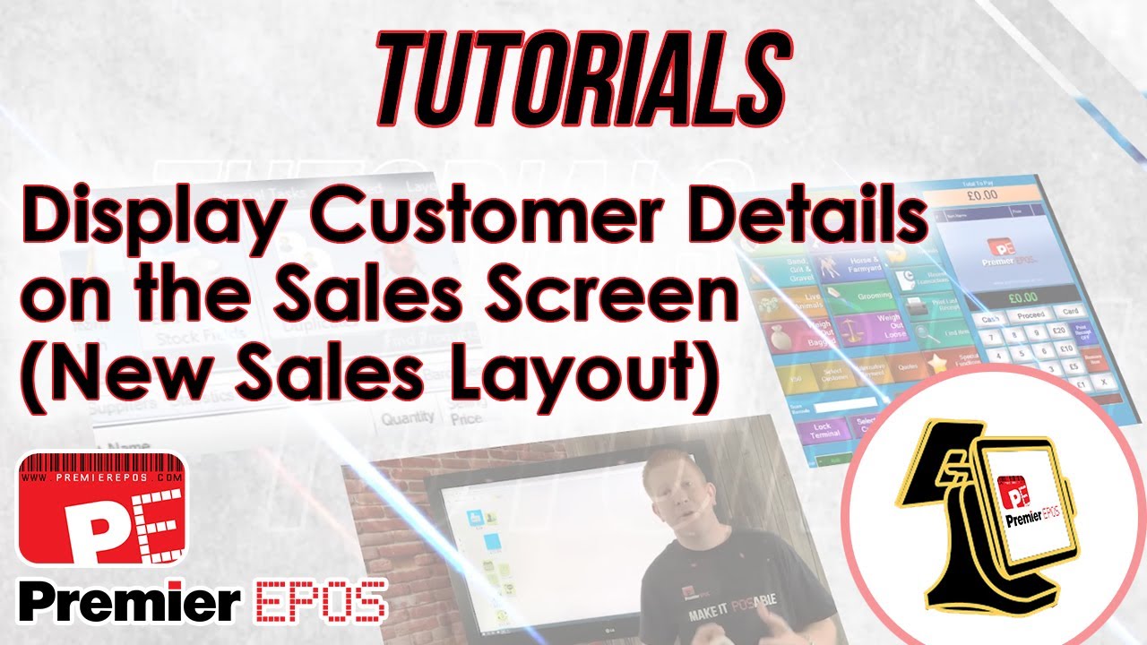 How To - Display Customer Details on Sales Screen (New Sales Screen Layout) | Premier EPOS Software