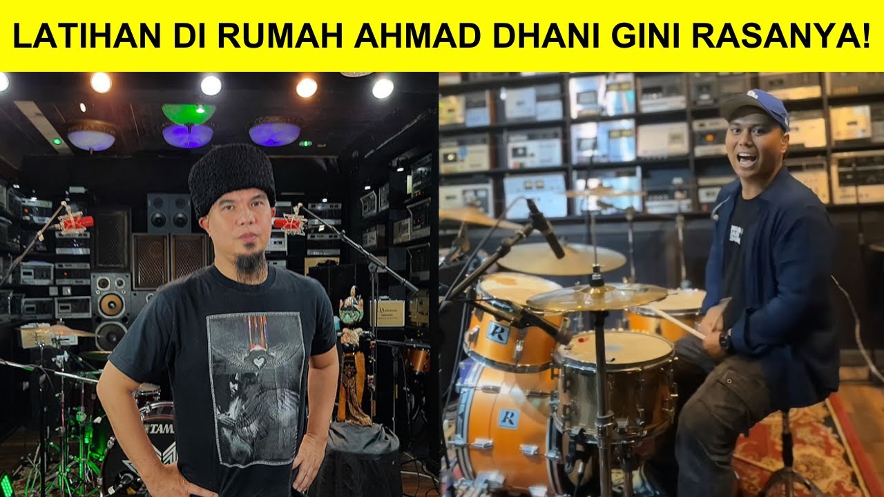 SUASANA LATIHAN DI STUDIO LEGEND BUAT KONSER AHMAD DHANI