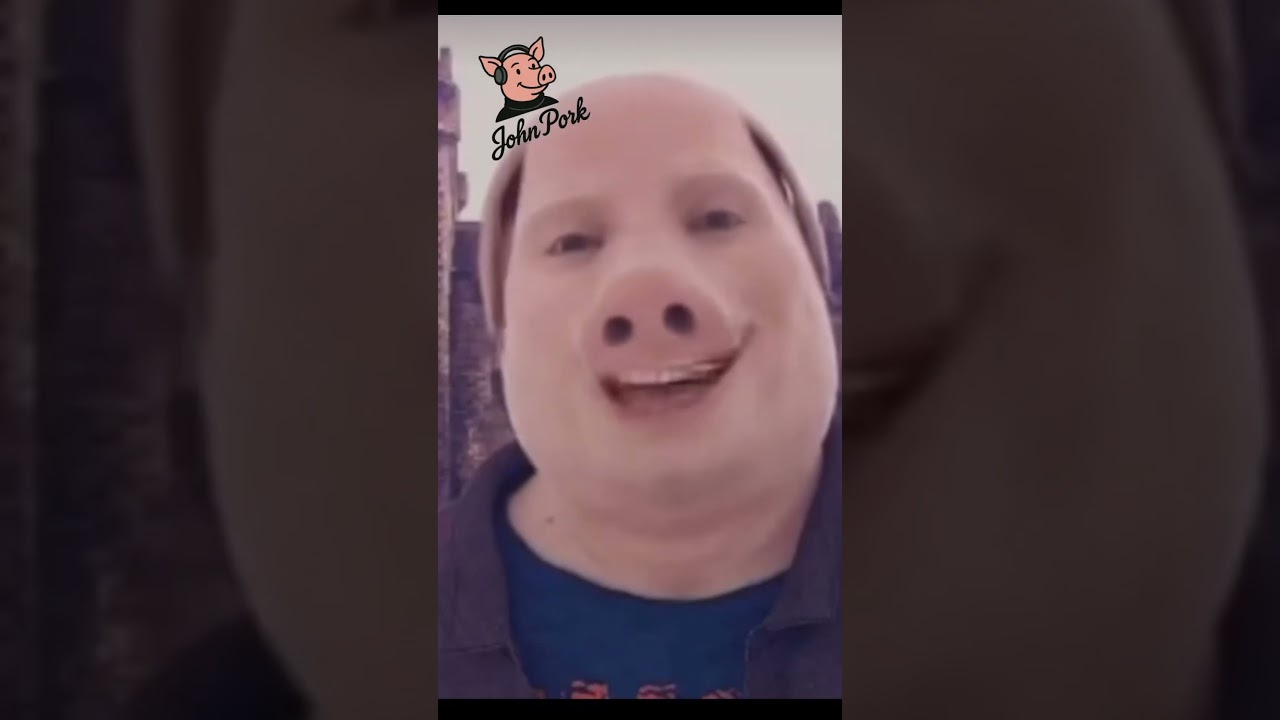 John Pork Sings #remix #music #johnpork #memes #pig #funny #edit #calling @kanyewest @YouTube 🐖