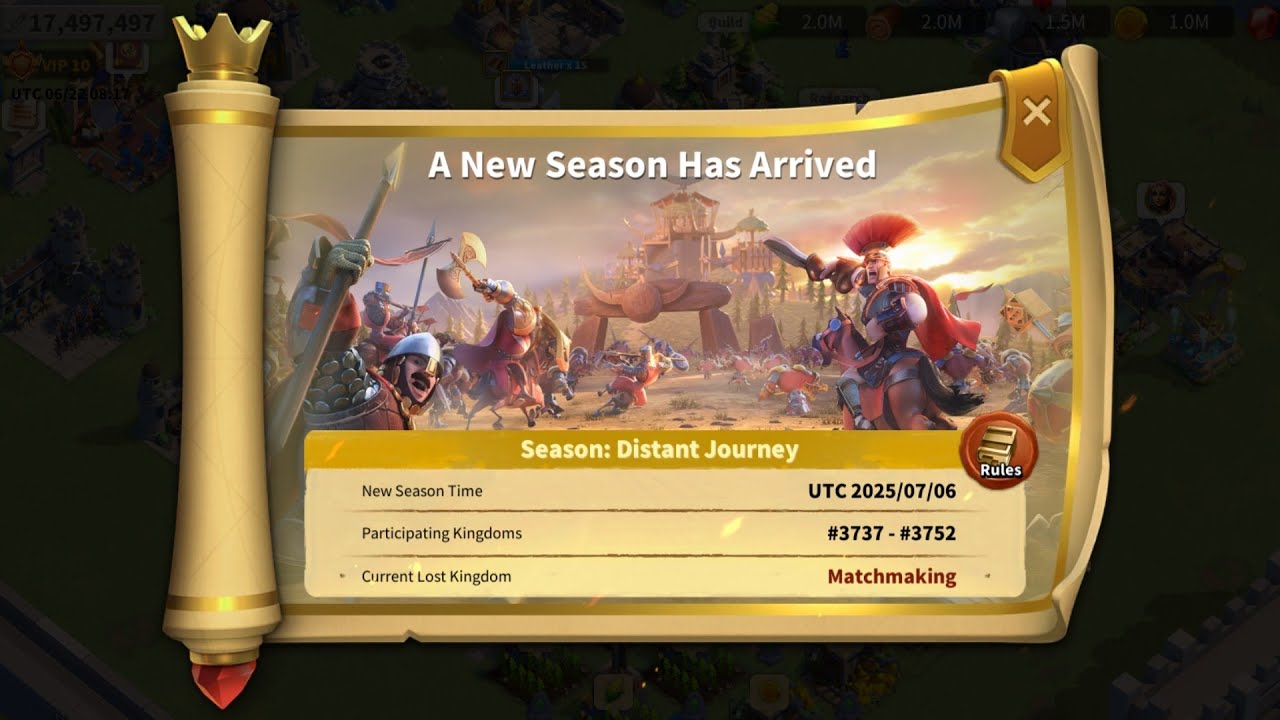 -ROK- I migrated back to kvk2 SoC Sleeper Account #riseofkingdoms