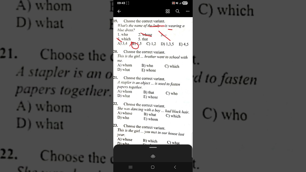 Relative pronouns test izahı