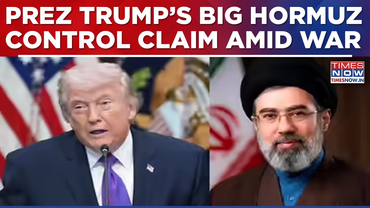 President Donald Trump Says US Controls Strait Of Hormuz; Claims Iran Has Been Weakened