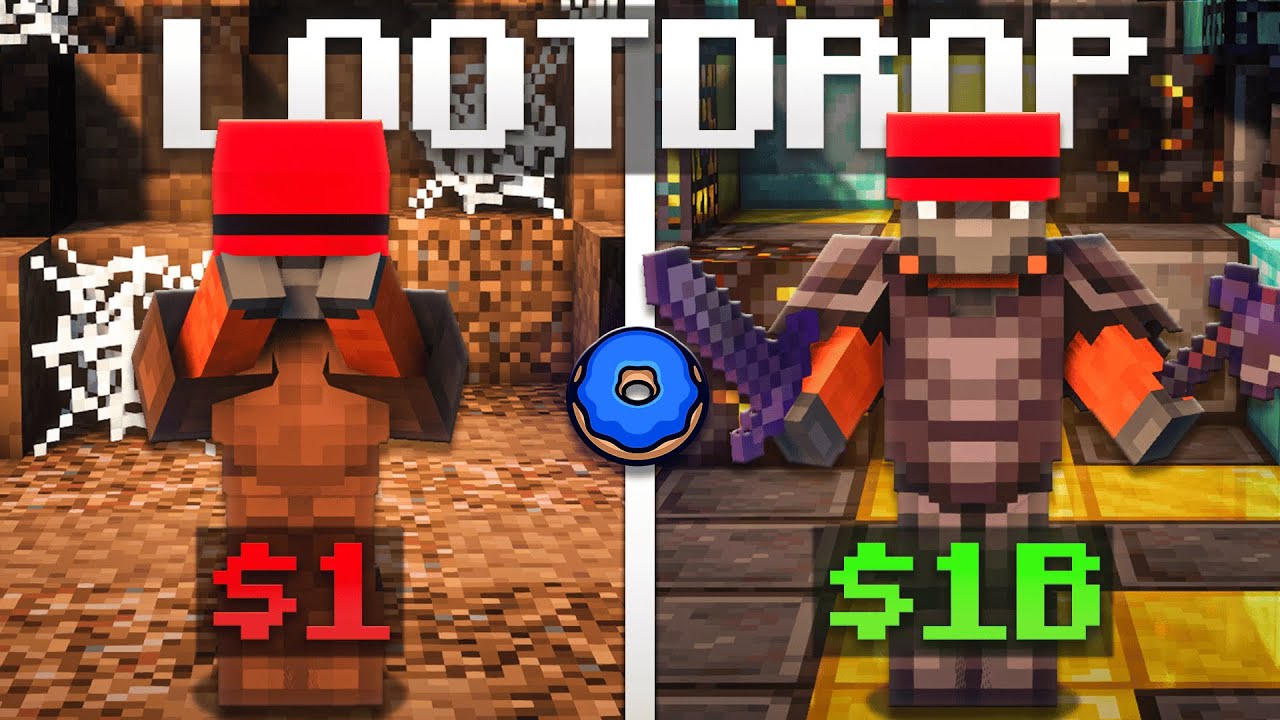 1 Vs 1B Dollar Loot Drop (Donut SMP)