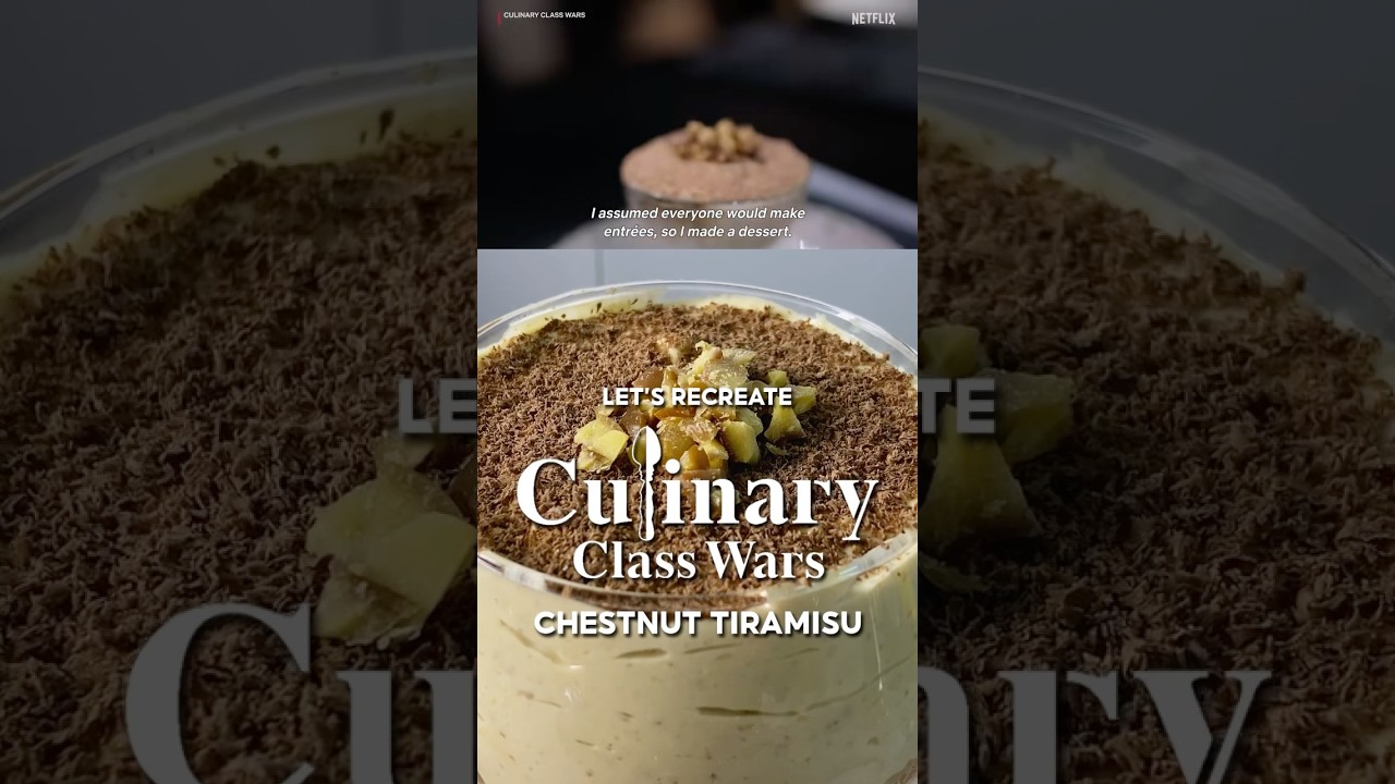 Chestnut Tiramisu - Culinary Class Wars Inspired