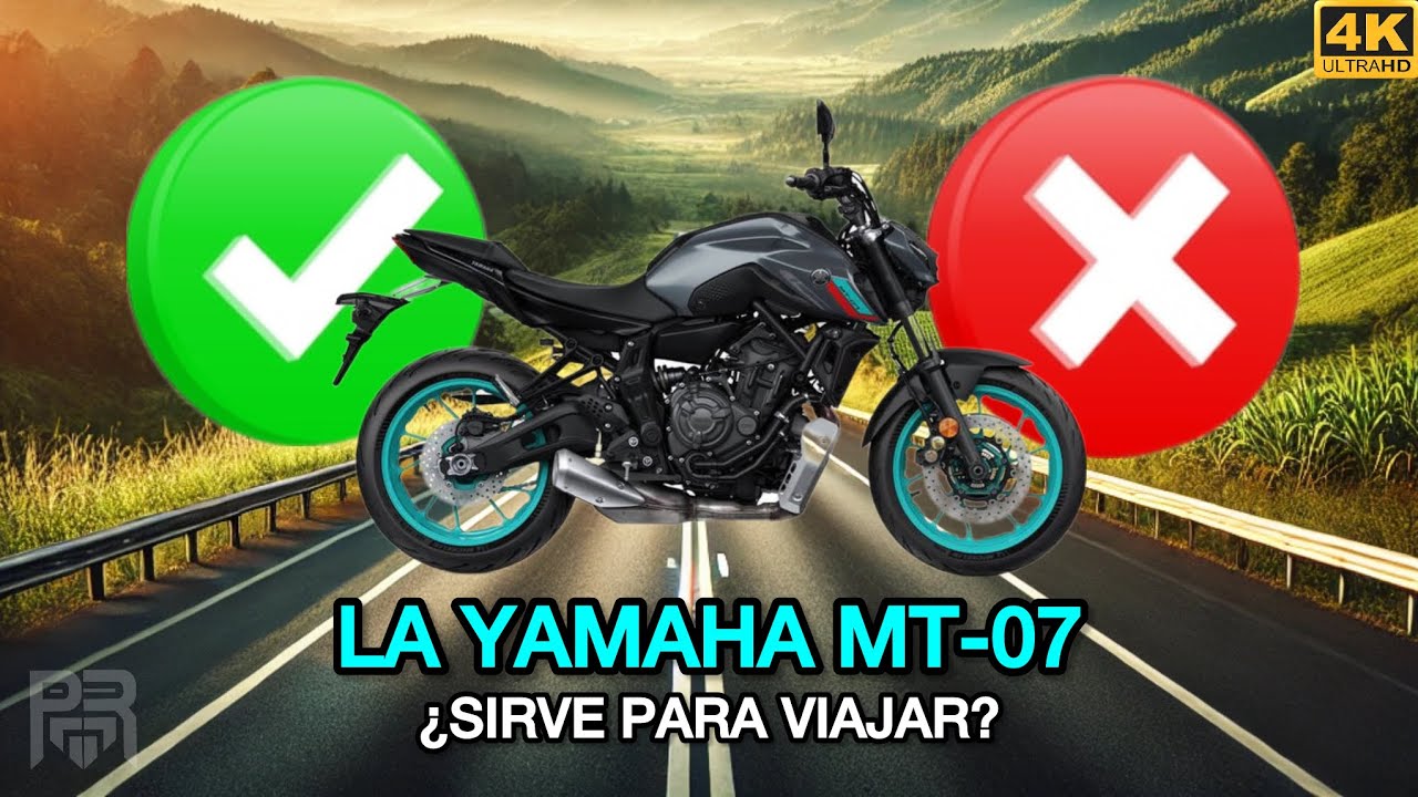 ¿La Yamaha MT-07 es la PEOR moto para VIAJAR? 🤔 O la MEJOR Naked para Rutas Largas? 🚀