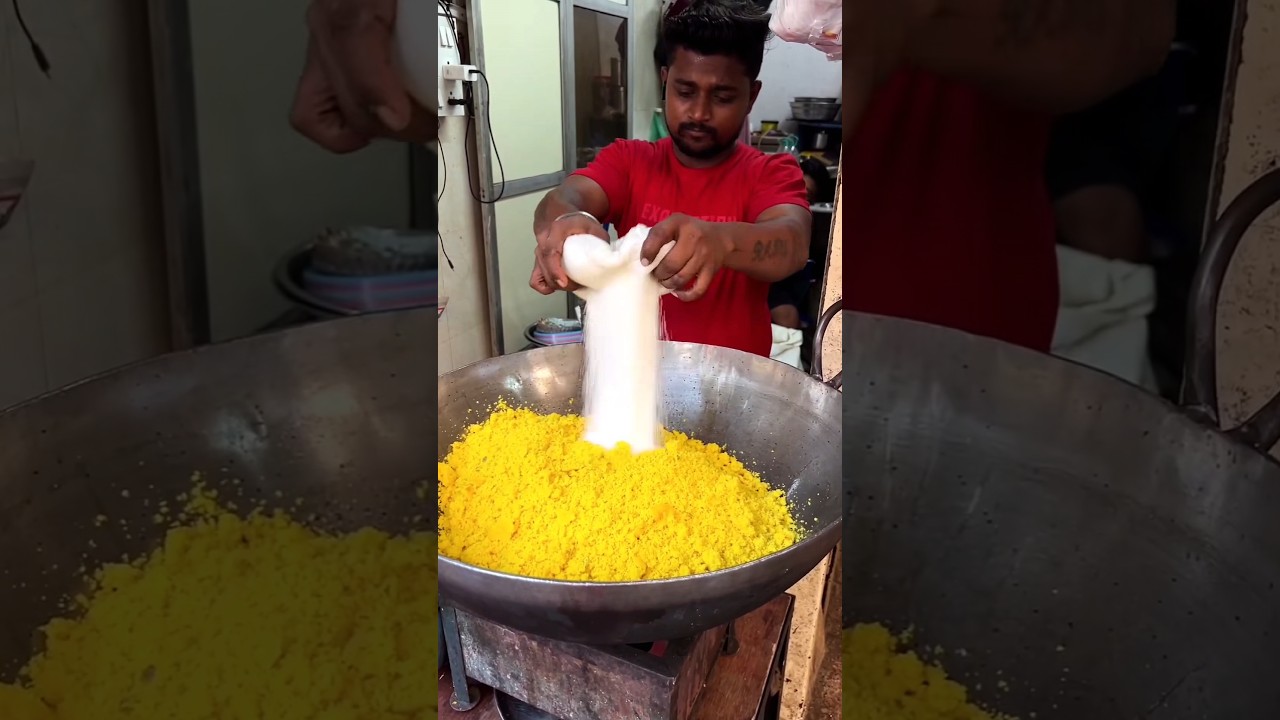 Bulk Sev Khamani Making In Mumbai 