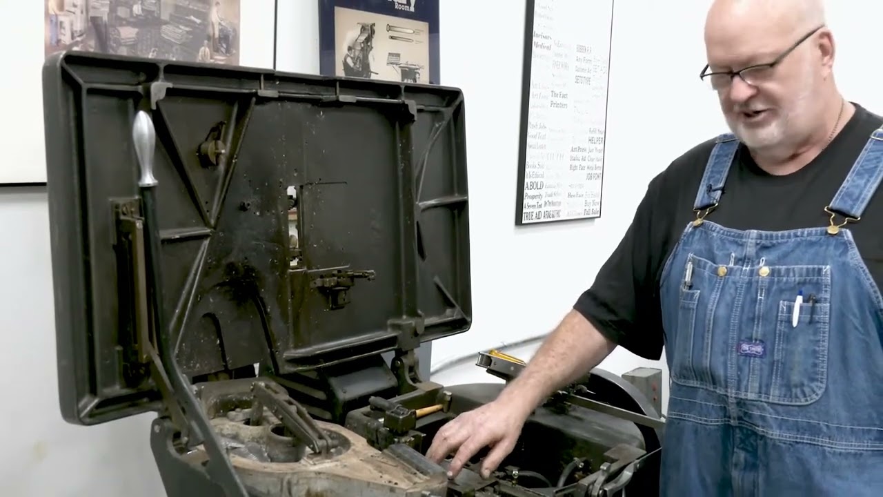 Ludlow Delivery Slide Repair and Adjustments   Linotype Legacy Series 17